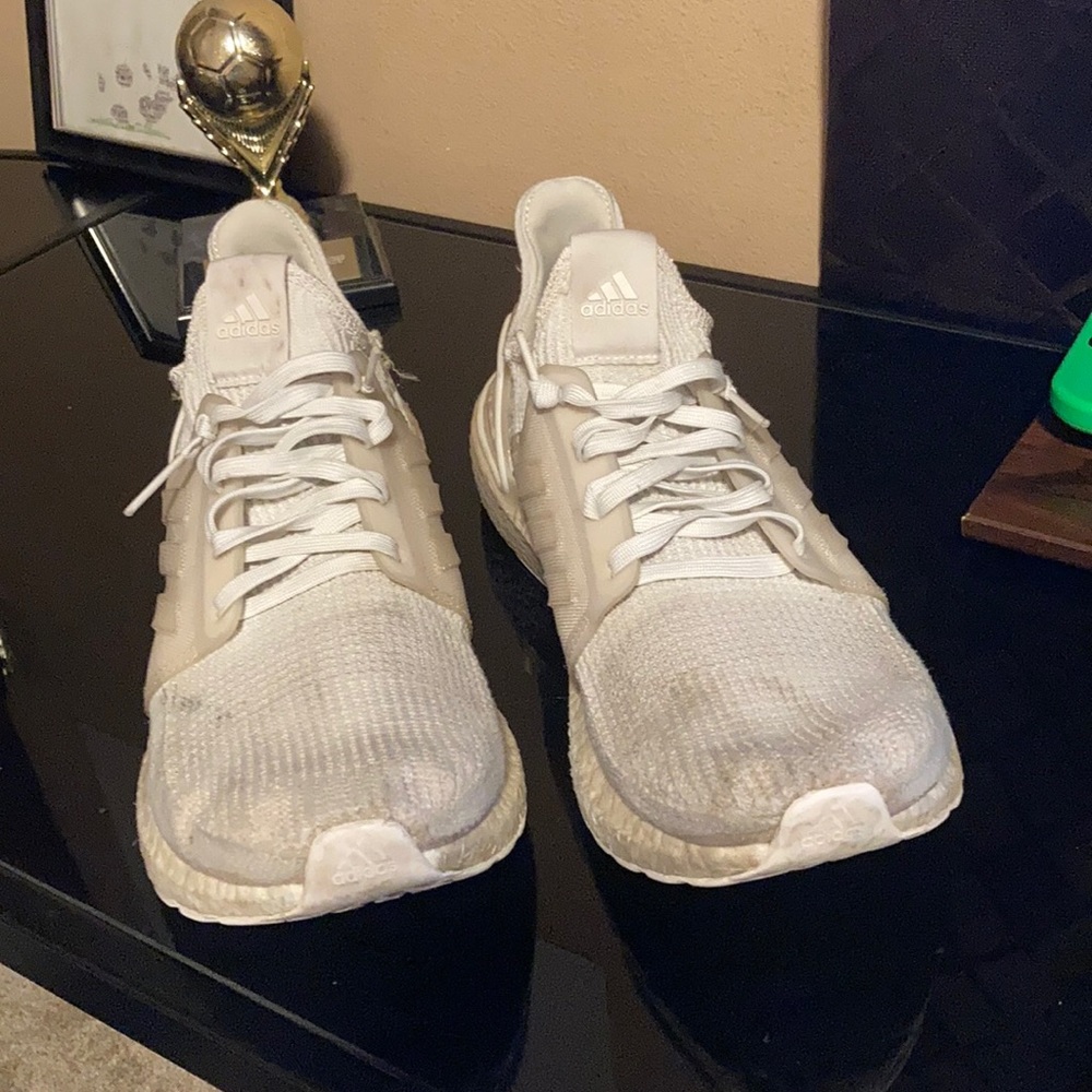 Adidas all white ultra boost